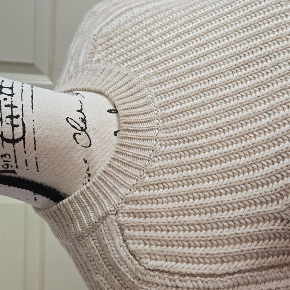 NAADAM Cashmino Wool Cashmere Ribbed Crewneck Sweater - Picture 6 of 9